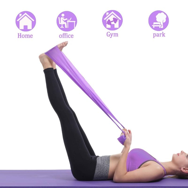 Yoga Pilates Treino Academia Musculação Faixa Elástica Multifuncional Crossfit Faixa Elástica