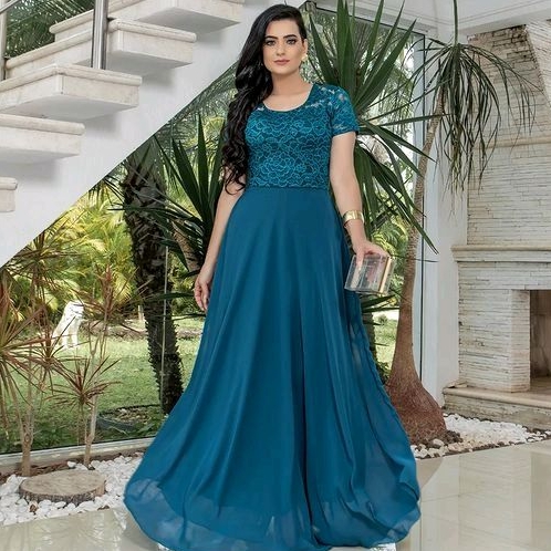 Vestido de Festa Evangélico em Oferta Shopee 2025