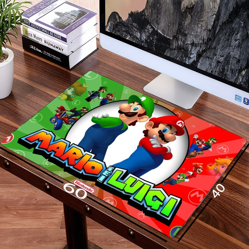 MousePad Gamer Mario Bros. 40x60cm 35x80cm Vários modelos borda cortada a laser Atacado e varejo