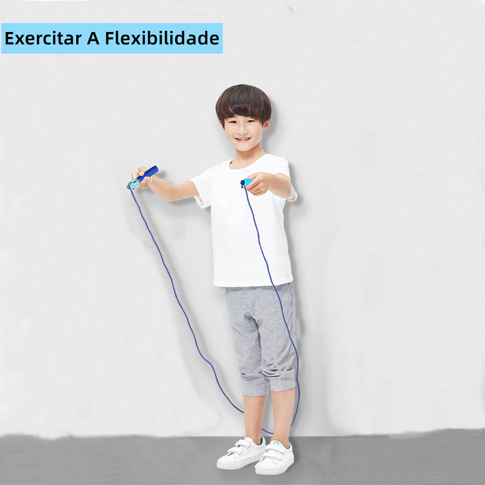 1 Corda De Pular Com Contador Para Fitness E Exercício Ajuda Emagrecimento
