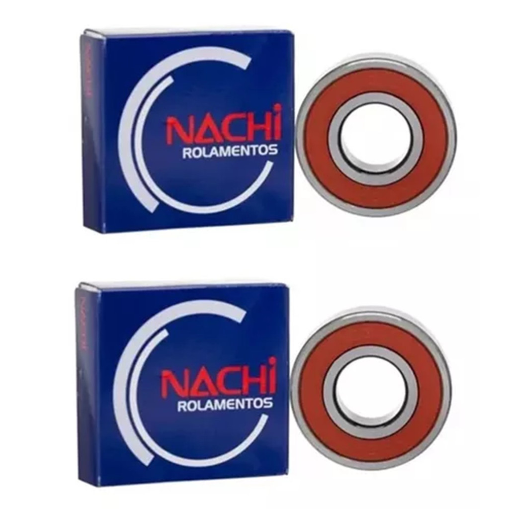 2 Rolamento Nachi Roda Dianteira Honda 6301 Titan 150 - 160