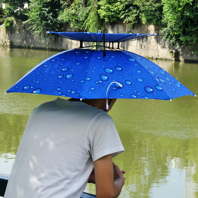 Guarda Sol Proteção para Chuva Grande 75 cm de Diâmetro Pesca Camping