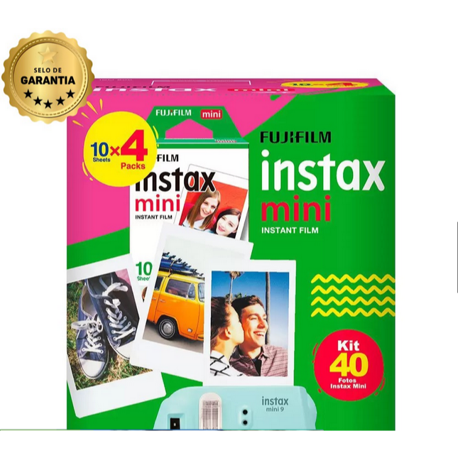 Filme instax - papel de foto - fujifilm instax mini 7 8 9 11 e todas as impressoras instax mini link