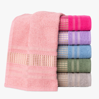 Kit 3 Toalhas de Rosto Grande Macia Felpudas Paris Luxo 100% Algodão - 45x70cm em Oferta na Shopee