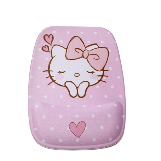 Mouse pad Retangular com Apoio – Hello Kitty