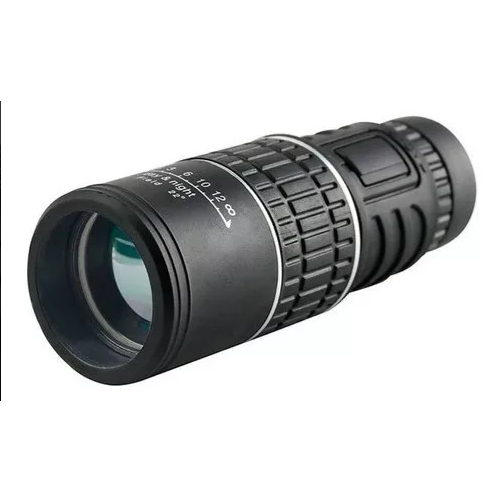 Luneta Binoculo Monoculo 16x52 C/ Nitidez Ate 8km Zoom