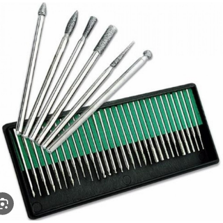 Kit 30 Brocas Diamantadas Lixadeira Unha Nail Drill Fresa Gel em Oferta na Shopee