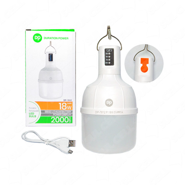 Lâmpada De Led Bulbo Recarregavel Portatil Camping Luminária De Emergência De 18W 48W Marca Dp.Led Light em Oferta na Shopee