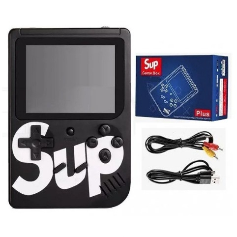 Mini game Portátil 500 em 1 - SUP Game Box Cor Preto