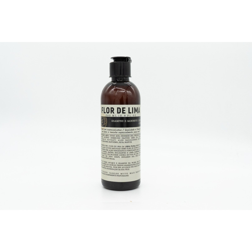 Shampoo e Sabonete Líquido 2 em 1 Flor de Lima 380ml Flora Pura