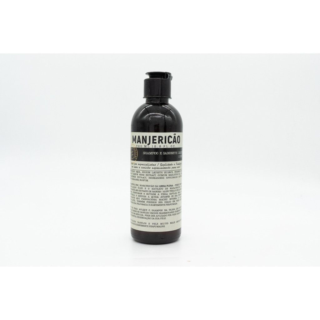 Shampoo e Sabonete Liquido 2 em 1 Manjericão 380ml Flora Pura