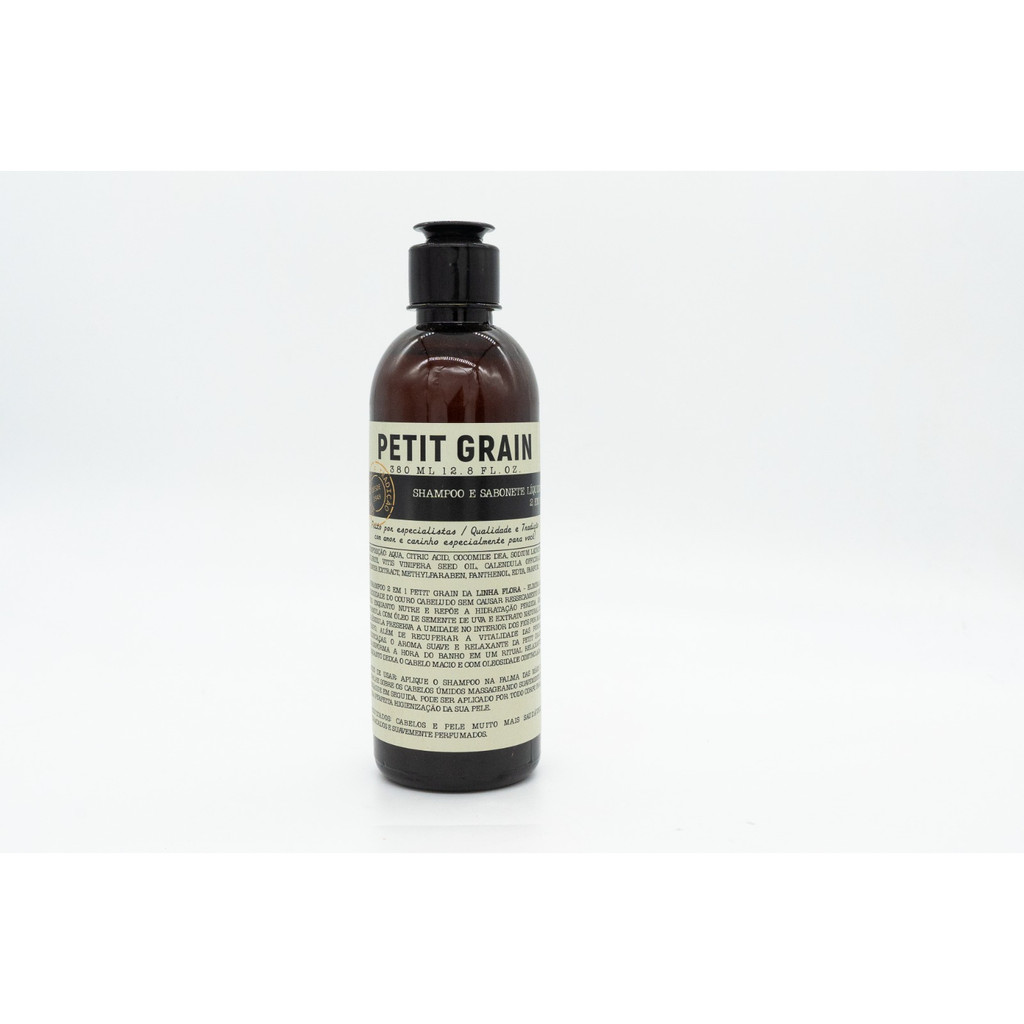 Shampoo e Sabonete Liquido 2 em 1 Petit Grain 380ml Flora Pura