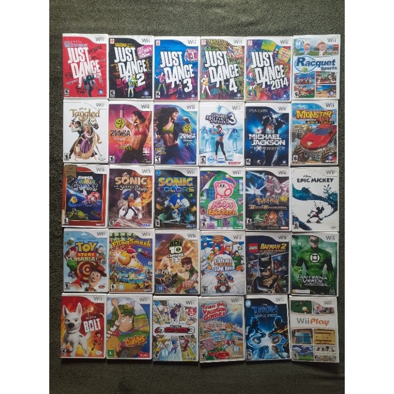 jogos nintendo wii originais