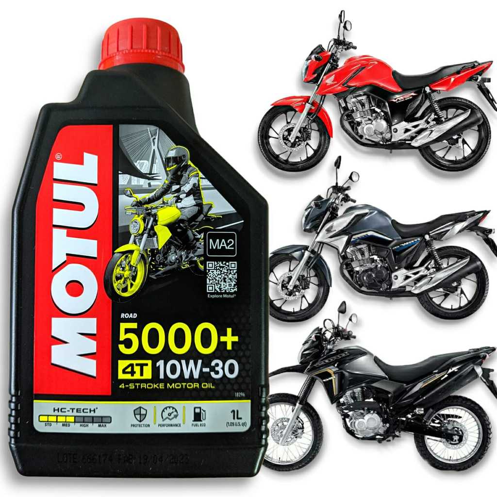 Óleo Moto Motul 5000 10w-30 4t -- Motul 5000 titan 160 fan 160 bros 160 xre em Oferta na Shopee