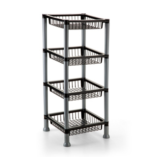 Prateleira 4 Andares Cesto Organizador Multiuso Cozinha Banheiro Lavanderia Casa Decoração em Oferta na Shopee