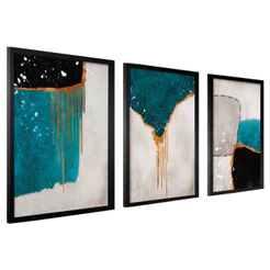 Quadro Decorativo Grande Para Sala Moderno Moldura
