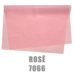 Papel de Seda 20 gramas 50x70 com 100 folhas - Rosê - Ref.: 7066