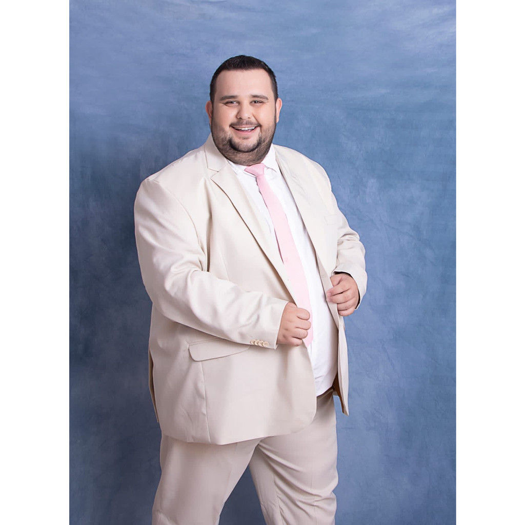 Terno Plus Size Elegantes MICROFIBRA - (palitó - Calça - Cabide- Capa Protetora)