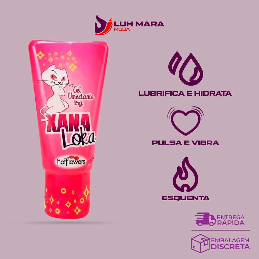 Xana Loka Gel Excitante Feminino Sensações De Aquecimento Hot + Vendido Original - SexShop Produto Erótico Sex Shop