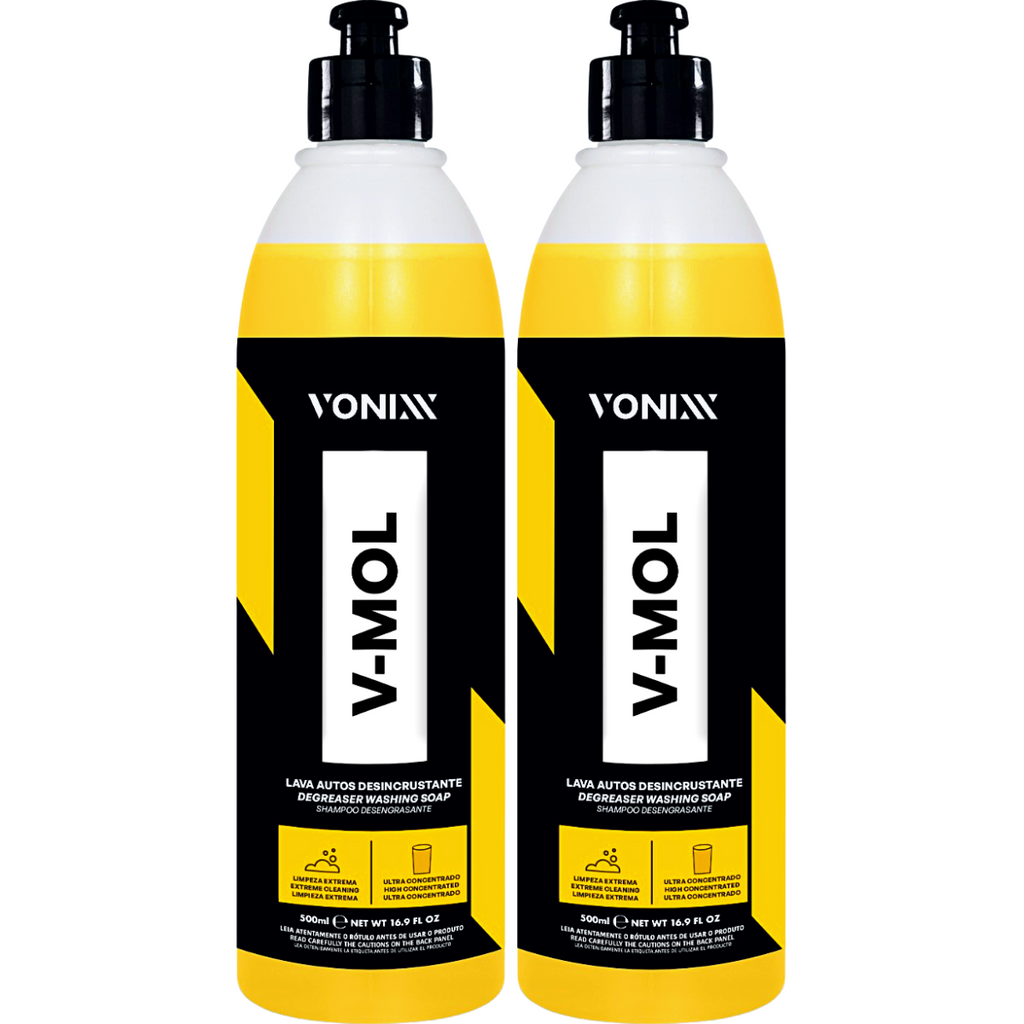 2 Shampoo Lavagem Automotiva V-Mol Tira Barro Vonixx 500ml - Spare Parts and Accessories for Vehicles