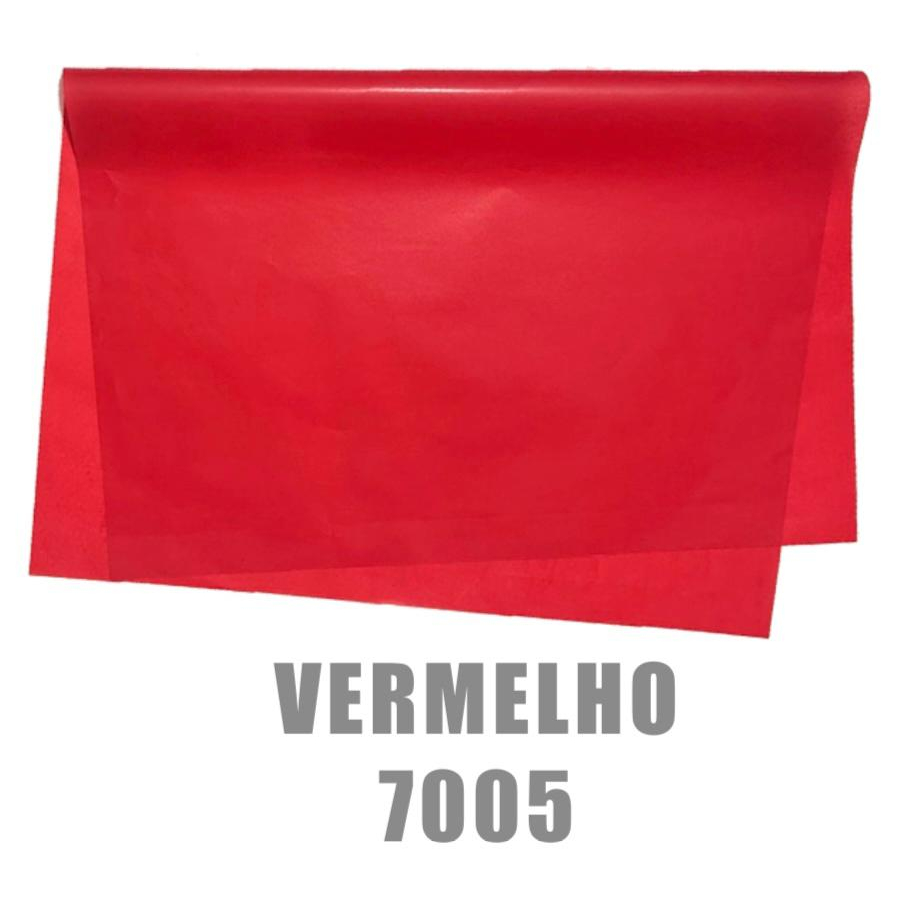 Papel de Seda 20 gramas 50x70 com 100 folhas - Vermelho - Ref.: 7005 em Oferta na Shopee