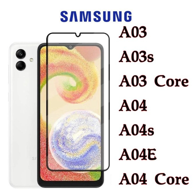 KIT C/3 ou Unidade Película De Vidro 3D Samsung Galaxy A03 A03s A03Core A04 A04E A04s A04CORE -A14