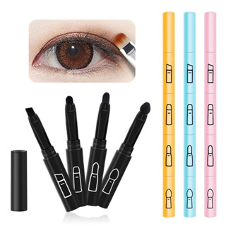 Pincel Retratil para Maquiagem Olhos e Boca 4 em 1