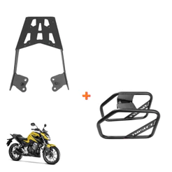 Kit Chapam Suporte Bagageiro + Afastador Alforge Cb 300f Twister 300 2023 Em Diante