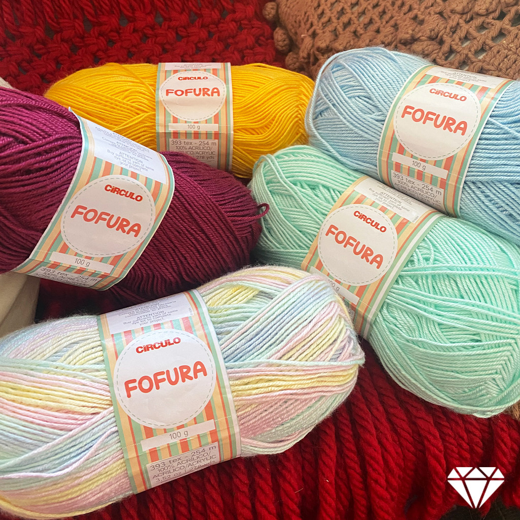 LA FOFURA 100G CIRCULO DIVERSAS CORES