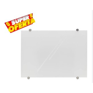 Placa de Vidro Temperado Incolor temperado 30x40 Com 4 Fixadores de aço inox