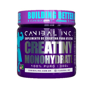 Creatina Monohidratada 300g Canibal Pura