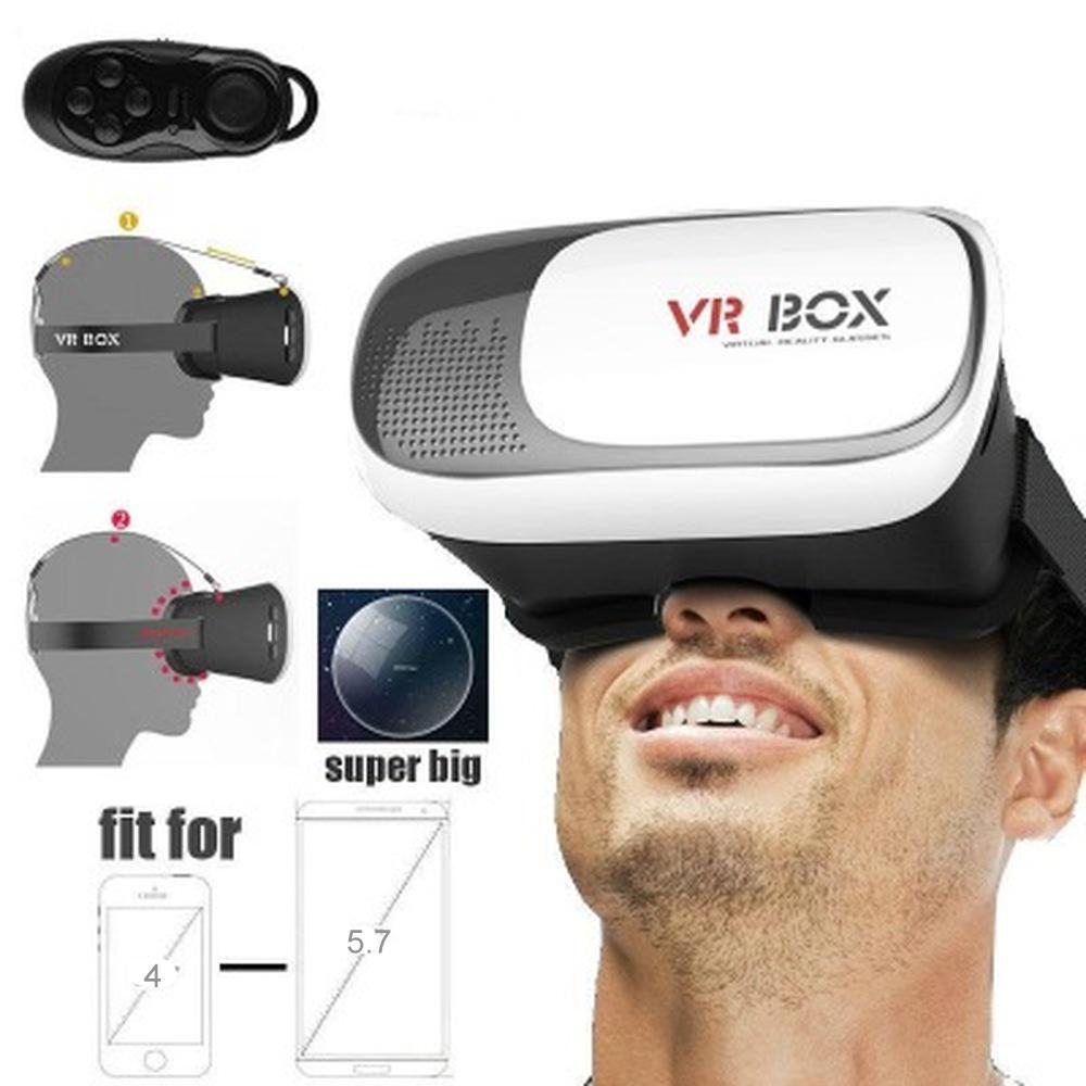 Oculos De Realidade Aumentada + Controle Bluetooth - Vr Box em Oferta na Shopee