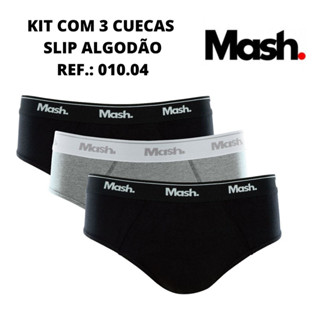 Kit c/ 3 cuecas slip Mash Ref.: 010.04