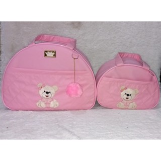 Bolsa de maternidade 2 peças térmica e impermeável de fácil limpeza menino e menina