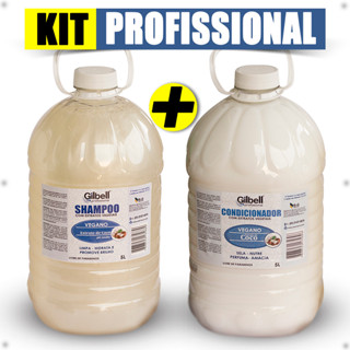 Kit Shampoo 5 Litros Perolado E Condicionador Coco Profissional Lavatório em Oferta na Shopee
