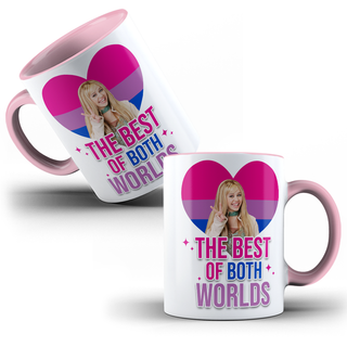 Caneca Personalizada Hana Montana Bandeira Bi O Melhor dos Dois Mundos Miley Cyrus em Oferta na Shopee