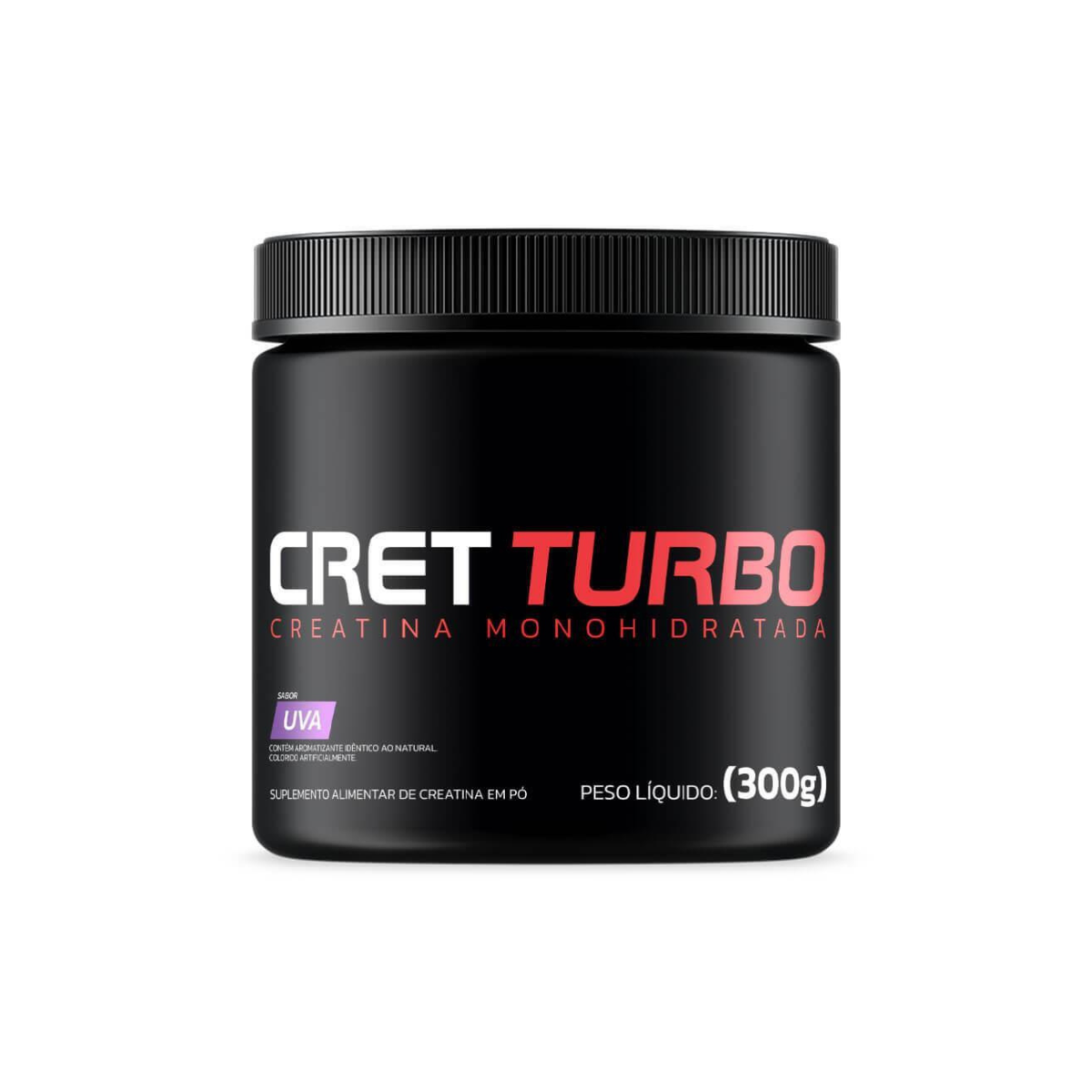 Creatina em pó Creatina monohidratada Creatine Cret Turbo Creatina pote 300g