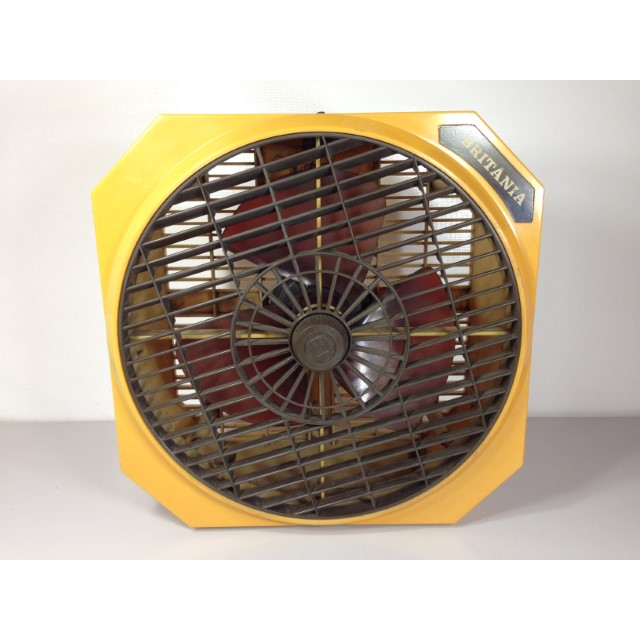 Ventilador Circulador Ar Antigo Retro Britânia Funciona Ok