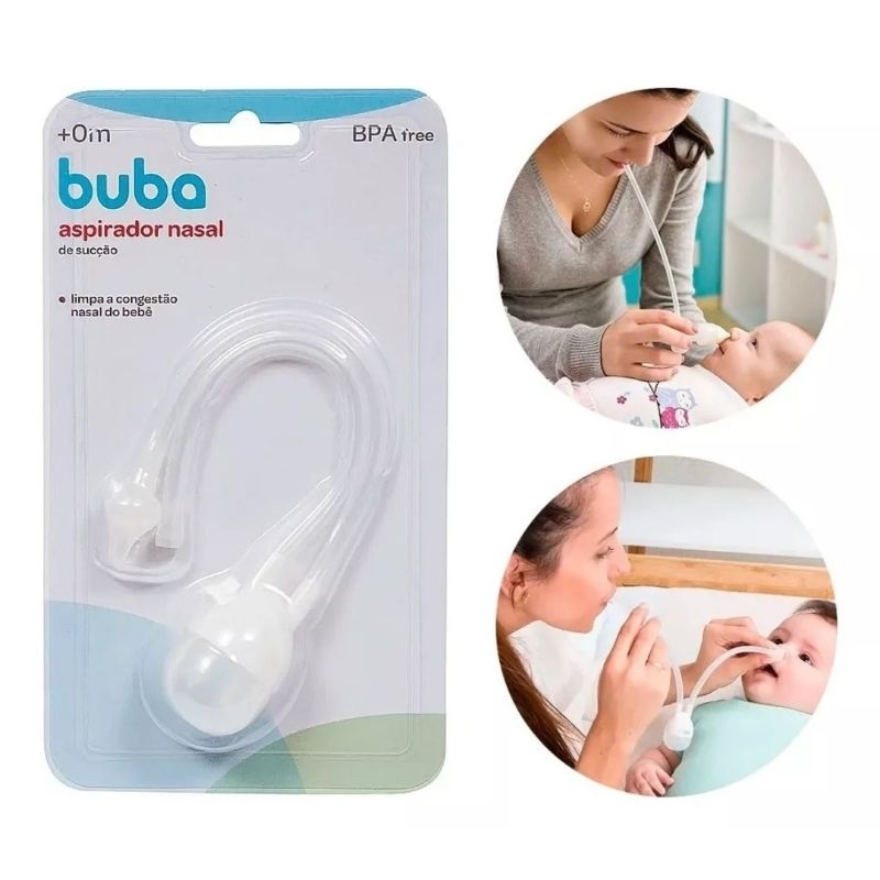 Aspirador Sugador nasal para bebês/ sugador catarro para bebês Buba