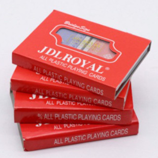 Baralho Poker Profissional 108 Cartas De Jogo Plástico Com Estojo Prova D’Água Resistente Lavável Tocar Promoção