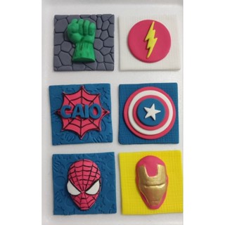 Aplique para doces pasta americana kit com 10 unids