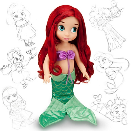 Pequena Sereia Disney Animators Collection Doll 2011 - Ariel 41 cm - Novo Lacrado