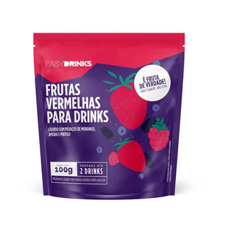 Preparo Frutas Vermelhas Easy Drinks Sache 100g