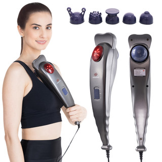Aparelho Massageador Elétrico Corporal 5 Ponteiras Hammer Plus em Oferta na Shopee