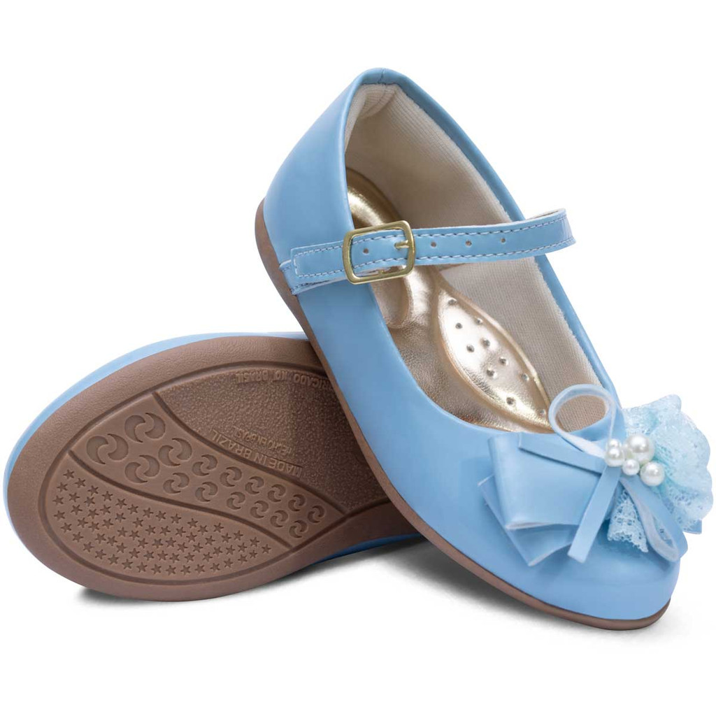 Sapatilha Infantil Feminina Sapato Menina Moda Festa 02.23 em Oferta na Shopee