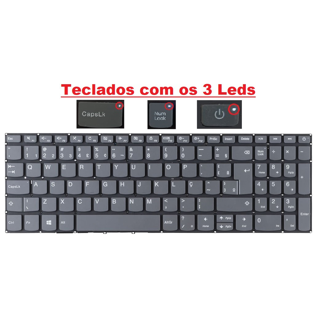 Teclado Para Notebook Lenovo Ideapad S145-15igm