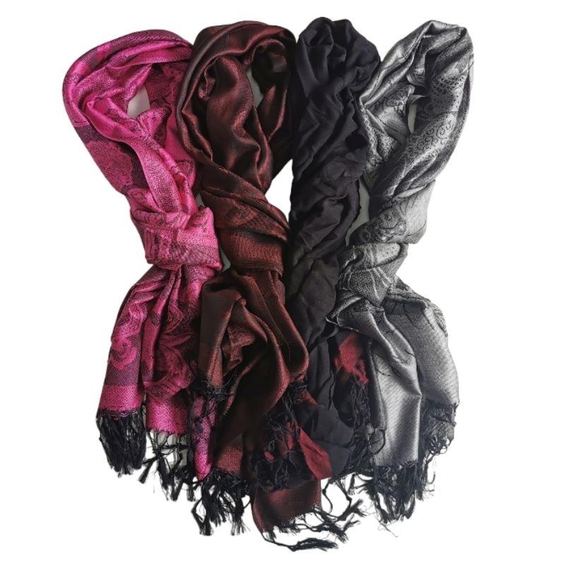 Kit de Lenço Cachecol Pashminas Echarpe sortidos.