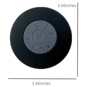 Mini Caixa De Som Resistente ÁGua Para Banho Caixinha Banheiro Bluetooth Android Som A Prova D