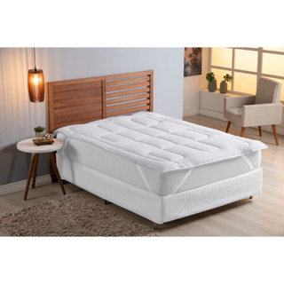Protetor de Colchão Pillow Top Queen Toque Macio com Gramatura de 300 Gramas (1,98x1,58) Macio e Confortável