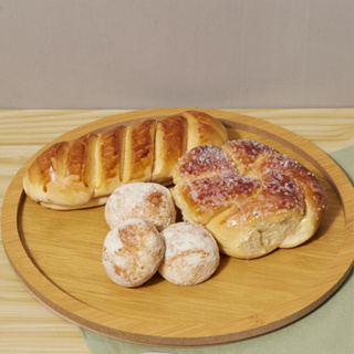 Petisqueira Gamela Mdf Estilo Bambu para Servir Petiscos com 30x30cm formato Redonda para Frios em Oferta na Shopee